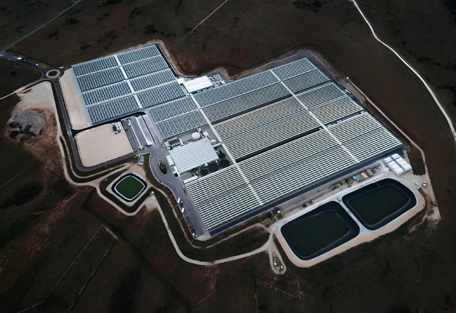 40-Hectare AI-Driven High-Tech Greenhouse Complex